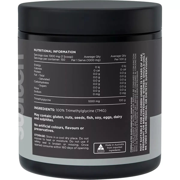 Switch Nutrition TMG 150g 100% Pure Trimethylgycine