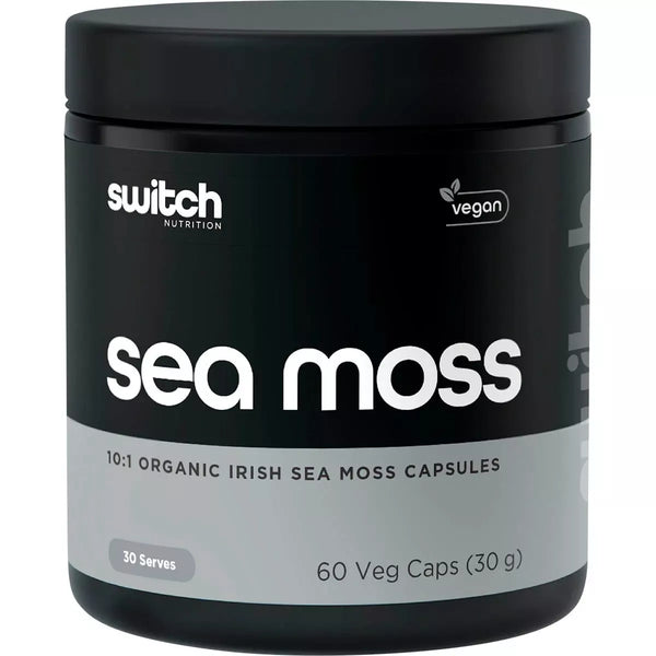 Switch Nutrition Sea Moss 60 Capsules 10:1 Organic Irish Sea Moss