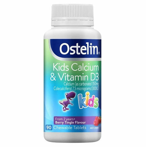 Ostelin Kids Calcium & Vitamin D3 Tablets 90 Chewable Tablets