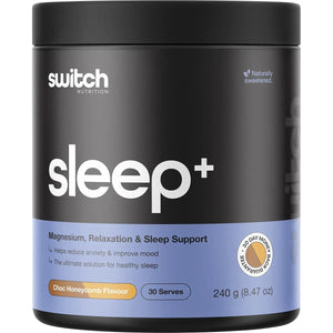 Switch Nutrition Sleep+ Choc Honeycomb 240g Magnesium, relaxation & Sleep