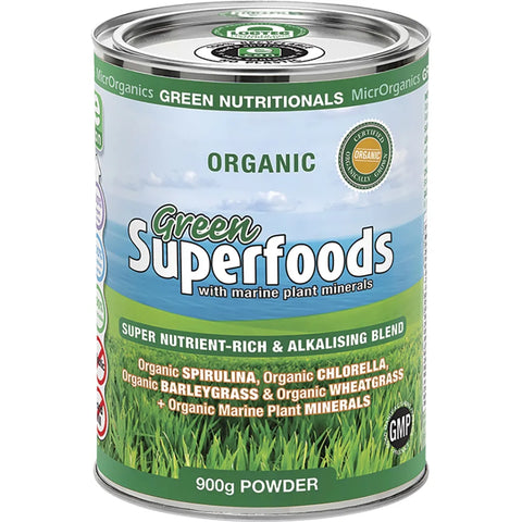 MicrOrganics Green Nutritionals Green Superfoods Powder 900g