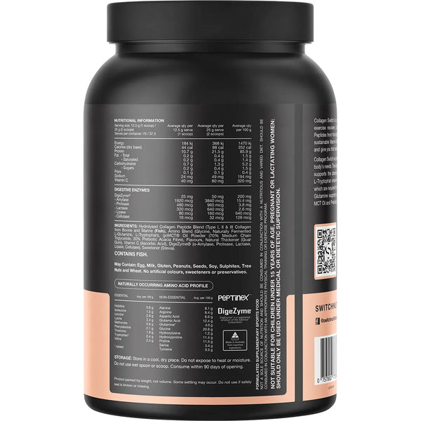 Switch Nutrition Hydrolysed Collagen Protein Vanilla Creme 938g