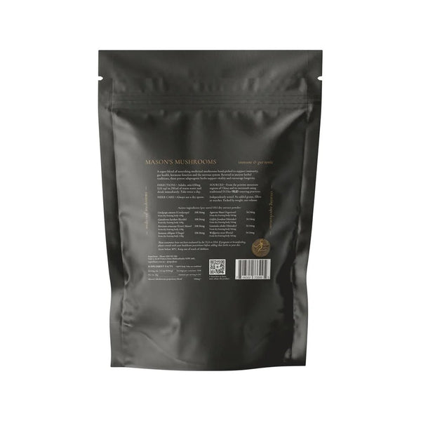 SuperFeast Mason's Mushrooms 1kg Immune & Gut Tonic