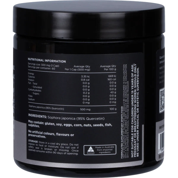 Switch Nutrition Quercetin 60 Capsules Sophora Japonica 95% Quercetin