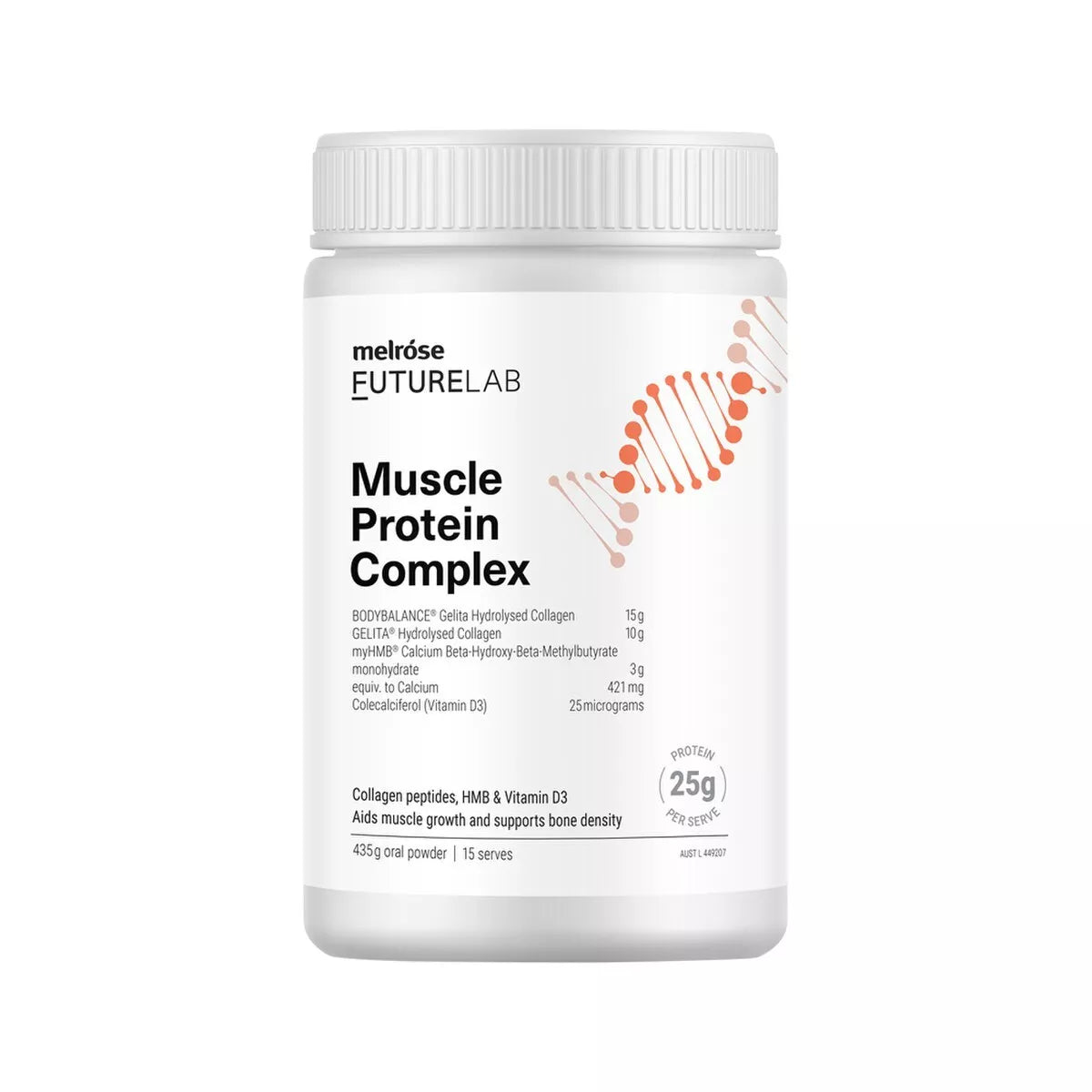 Melrose FutureLab Muscle Protein Complex 435g Oral Powder