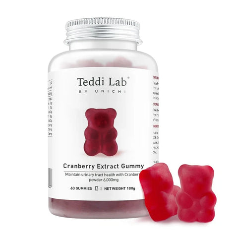 Unichi Teddi Lab Cranberry Extract Gummy 60 Gummies
