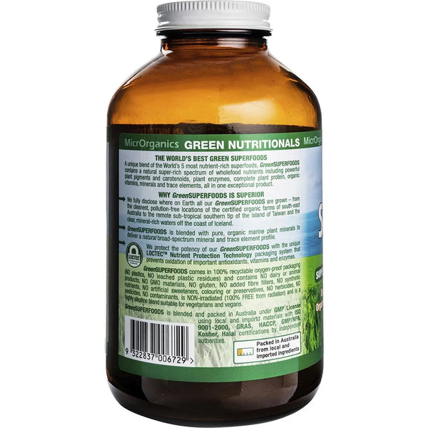 MicrOrganics Green Nutritionals Green Superfoods 450g