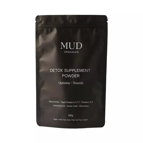 Mud Organics Detox Supplement Powder 180g Optimise + Nourish