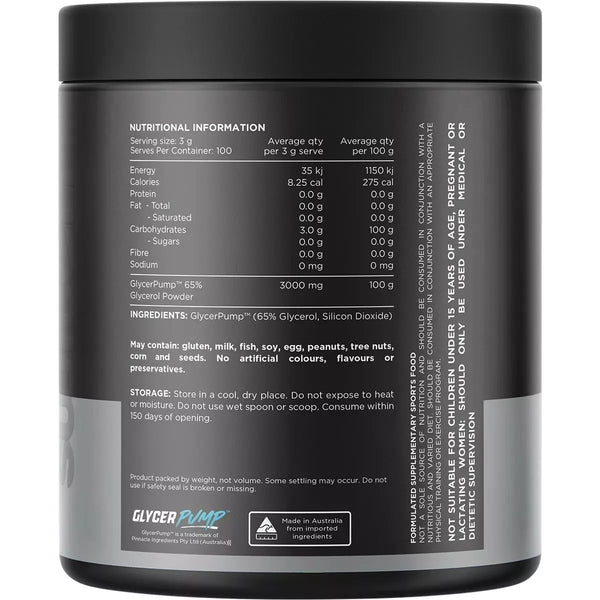Switch Nutrition Glycerol 300g 65% Glycerol Powder