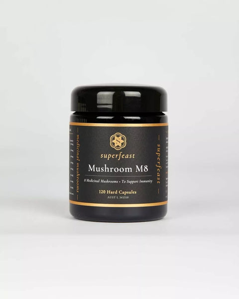 SuperFeast Mushroom M8 120 Capsules Support Immunity