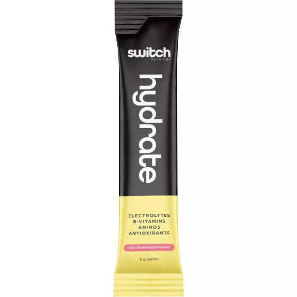 Switch Nutrition Hydrate Electrolytes Kiwi Watermelon 20 x 6g Sachets