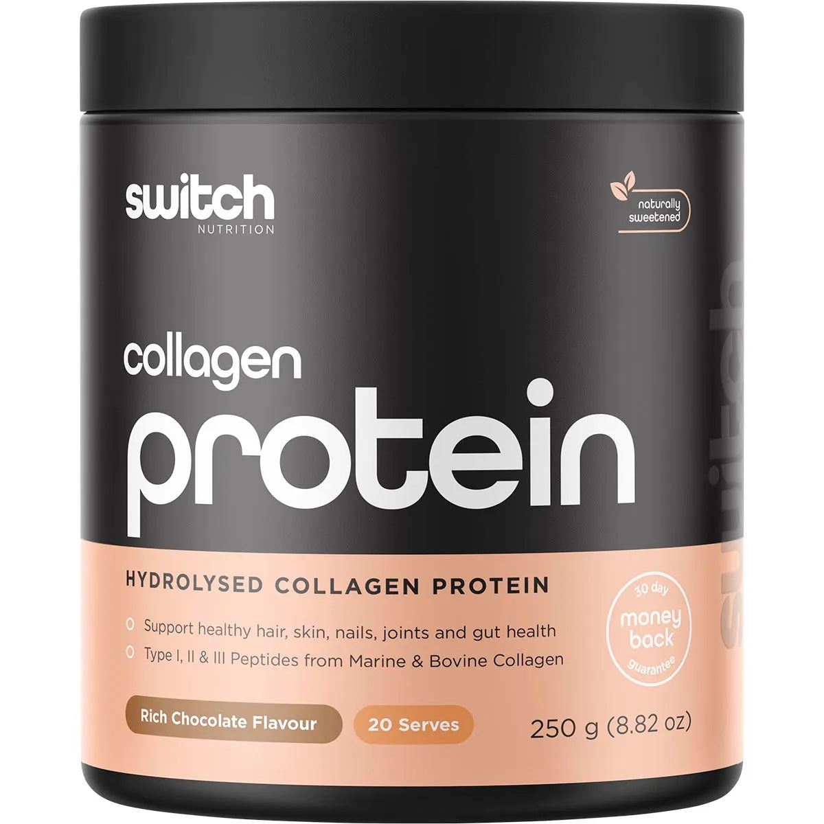 Switch Nutrition Hydrolysed Collagen Protein Rich Chocolate 250g