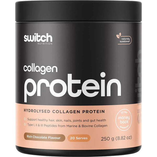 Switch Nutrition Hydrolysed Collagen Protein Rich Chocolate 250g