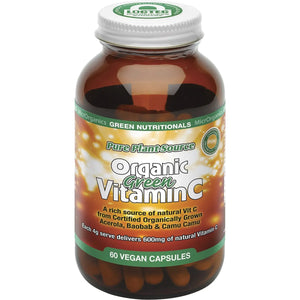 MicrOrganics Green Nutritionals Organic Green Vitamin C 60 Capsules