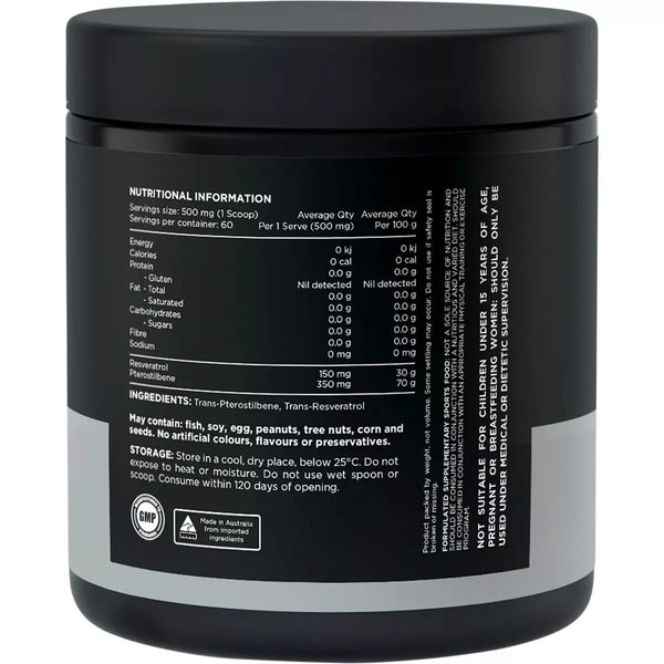 Switch Nutrition Resveratrol + Pterostilbene Unflavoured 30g