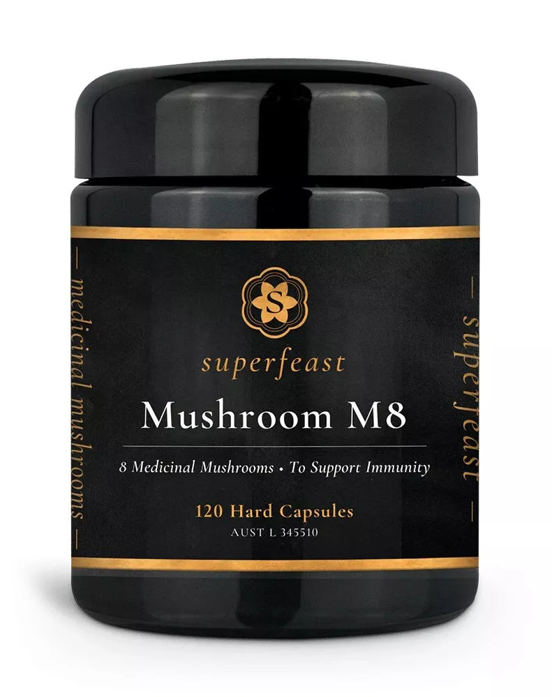SuperFeast Mushroom M8 120 Capsules Support Immunity