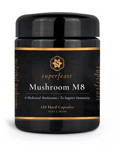 SuperFeast Mushroom M8 120 Capsules Support Immunity
