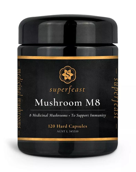 SuperFeast Mushroom M8 120 Capsules Support Immunity