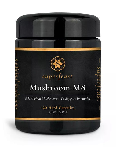 SuperFeast Mushroom M8 120 Capsules Support Immunity