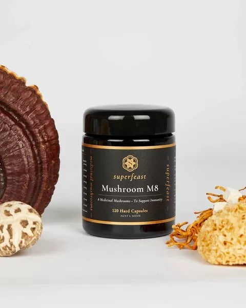 SuperFeast Mushroom M8 120 Capsules Support Immunity