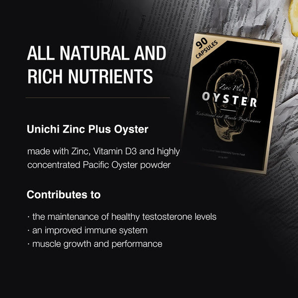 Unichi Zinc Plus Oyster Extract 90 Capsules