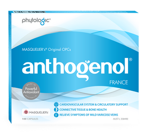 Anthogenol 100 Capsules with MASQUELIER’S Original OPCs