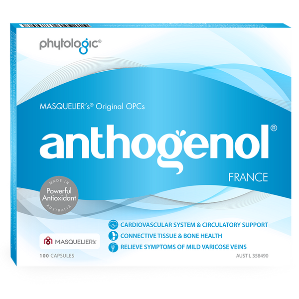 Anthogenol 100 Capsules with MASQUELIER’S Original OPCs
