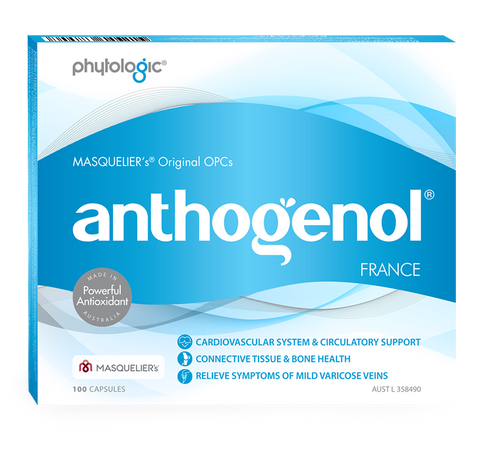 Anthogenol 100 Capsules with MASQUELIER’S Original OPCs