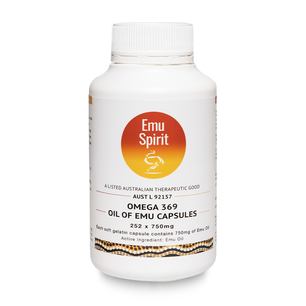 Emu Spirit Omega 369 750mg 252 Capsules