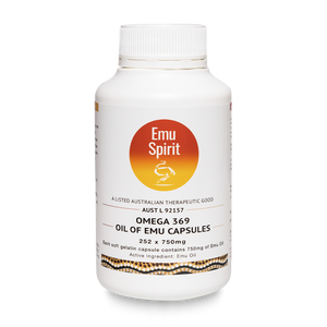 Emu Spirit Omega 369 750mg 252 Capsules