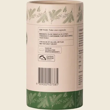 Evolution Botanicals Tongkat Ali Longjack Plant 120 Capsules
