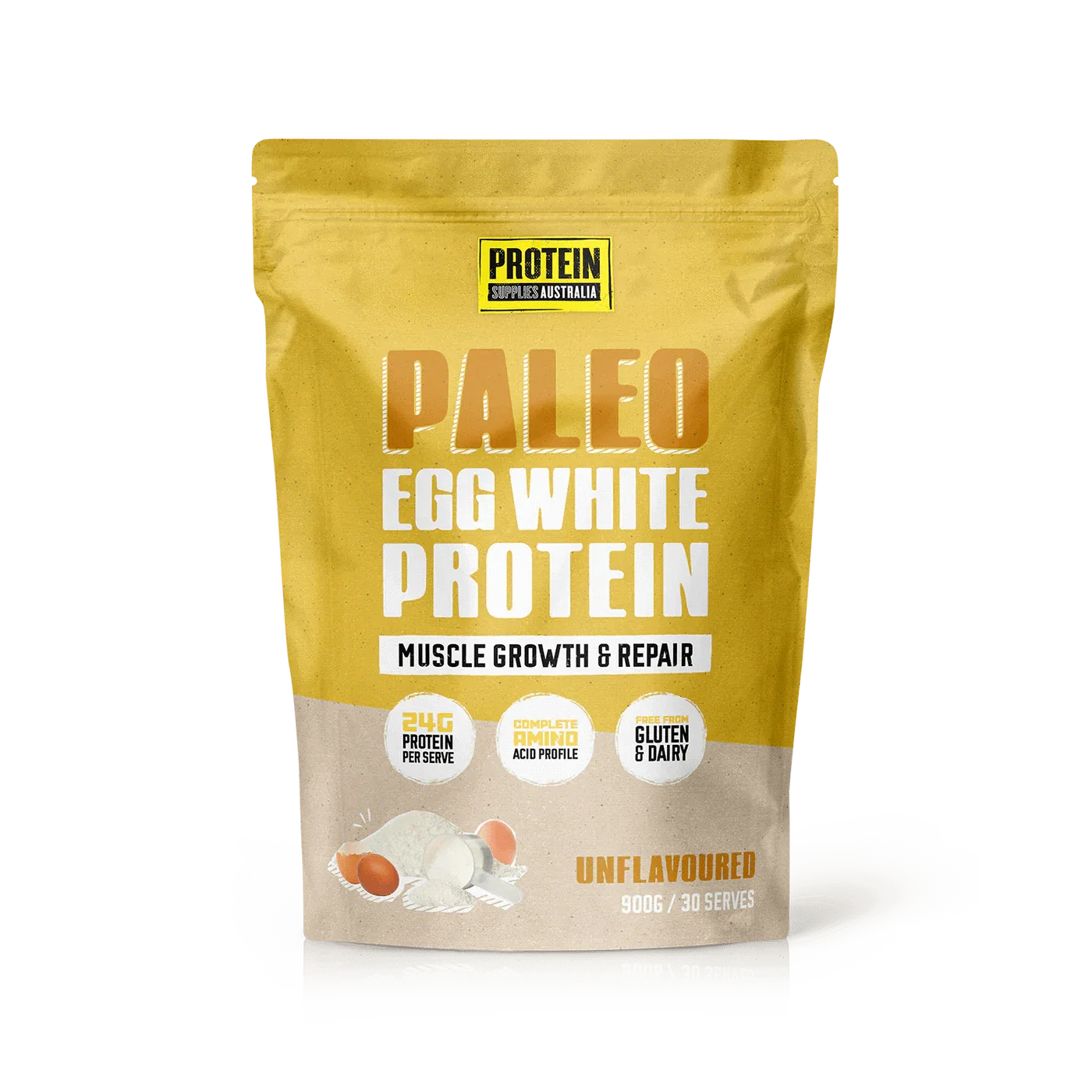 Protein Supplies Australia Paleo Egg White Protein Pure 900g
