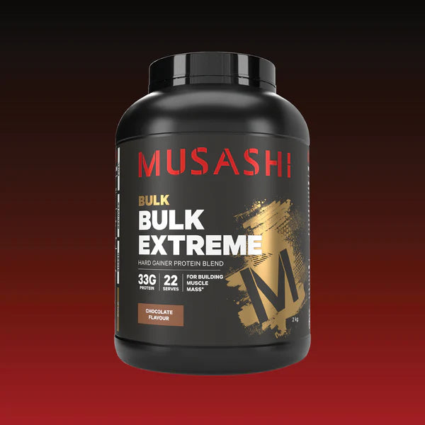 MUSASHI Bulk Extreme Protein Powder 2KG Chocolate Milkshake