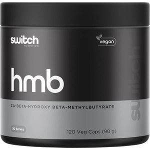 Switch Nutrition HMB Ca-Beta-Hydroxy Beta-Methylbutyrate 120 Capsules
