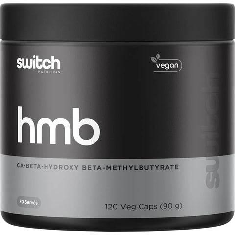 Switch Nutrition HMB Ca-Beta-Hydroxy Beta-Methylbutyrate 120 Capsules