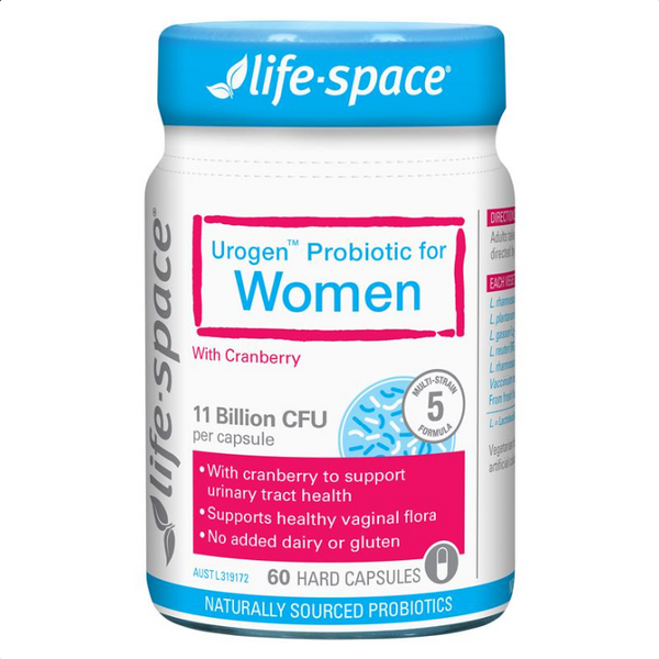 Life Space Urogen Probiotic for Women 11 Billion CFU 60 Capsules