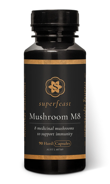 SuperFeast Mushroom M8 90 Capsules Support Immunity