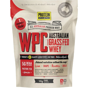 Protein Supplies Australia WPC Whey Protein Concentrate Unflavoured 500g