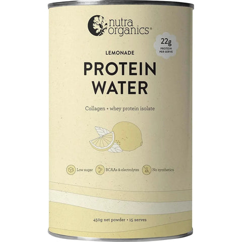 Nutra Organics Protein Water Lemonade 450g