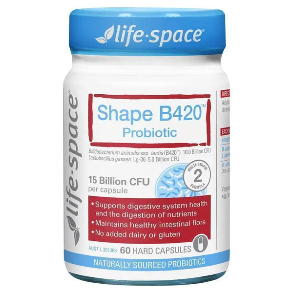 Life Space Shape B420 Probiotic 15 Billion CFU 60 Capsules