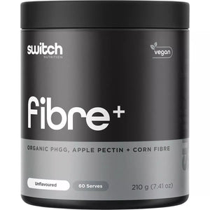 Switch Nutrition Fibre+ Unflavoured 210g PHGG, Apple Pectin + Corn Fibre