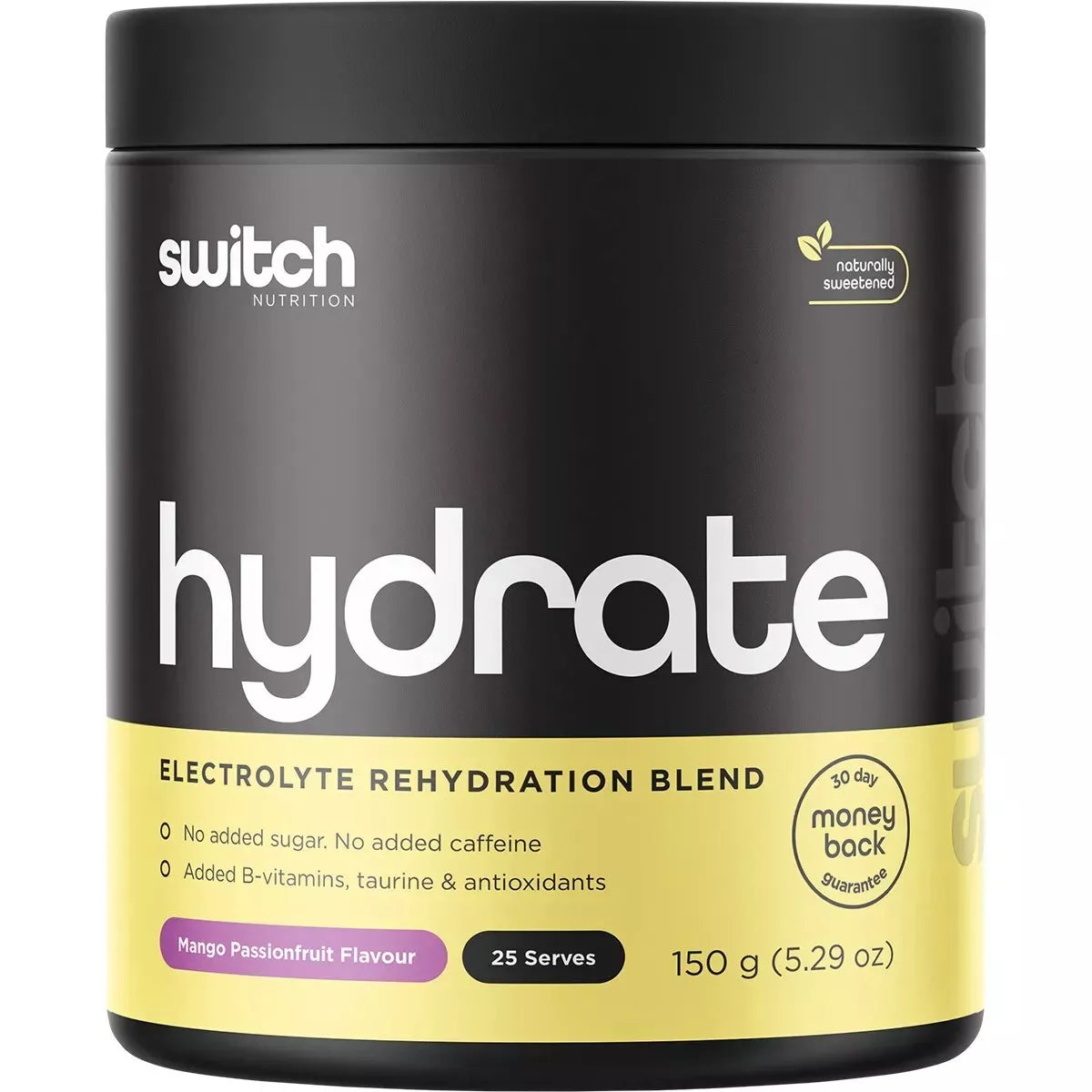 Switch Nutrition Hydrate Electrolytes Mango Passionfruit 150g