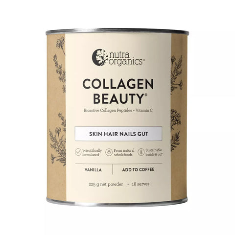 Nutra Organics Collagen Beauty Vanilla 225g