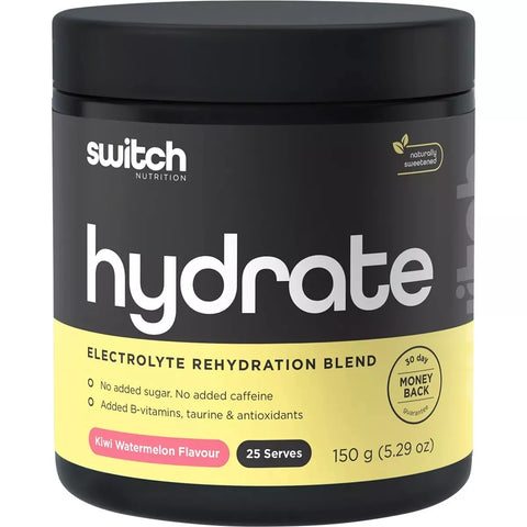Switch Nutrition Hydrate Electrolytes Kiwi Watermelon 150g