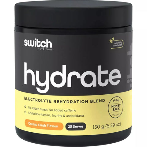 Switch Nutrition Hydrate Electrolytes Orange Crush 150g
