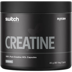 Switch Nutrition Creatine 90 Capsules 100% Pure Creatine HCL