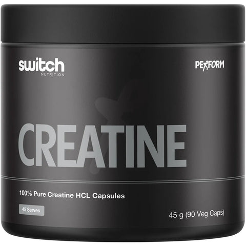 Switch Nutrition Creatine 90 Capsules 100% Pure Creatine HCL