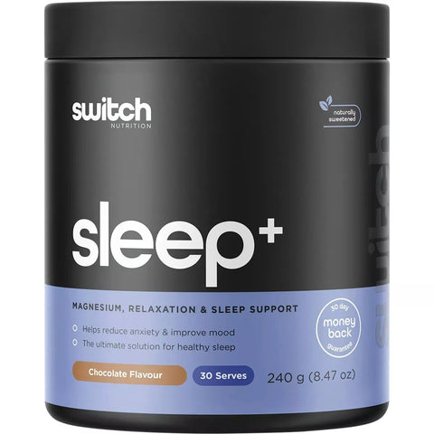 Switch Nutrition Sleep+ Chocolate 240g Magnesium, relaxation & Sleep Support