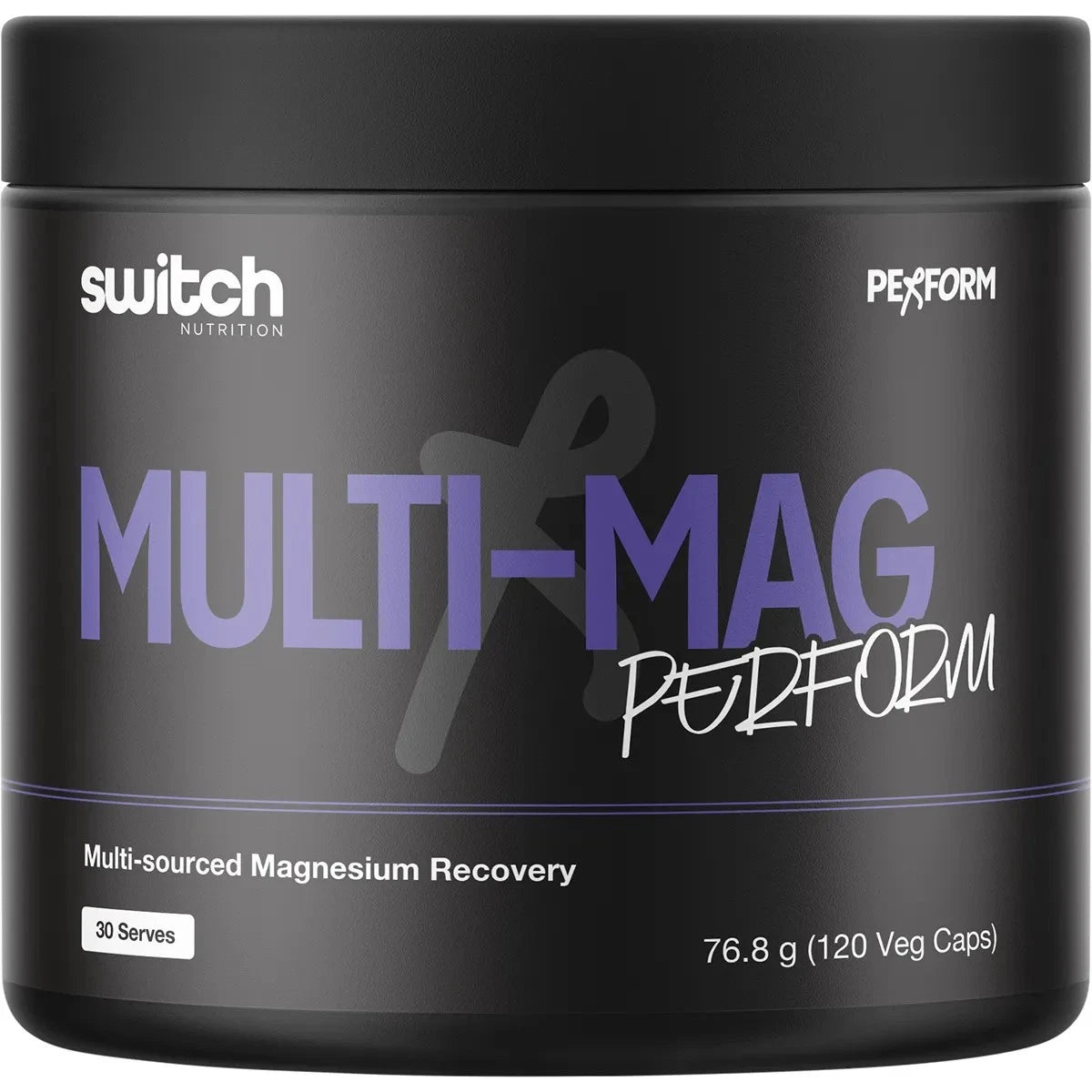 Switch Nutrition Multi-Mag Perform 120 Capsules Mutil-sourced Magnesium Recovery