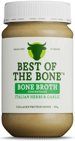 Best of the Bone Bone Broth Concentrate Italian Herbs & Garlic 390g
